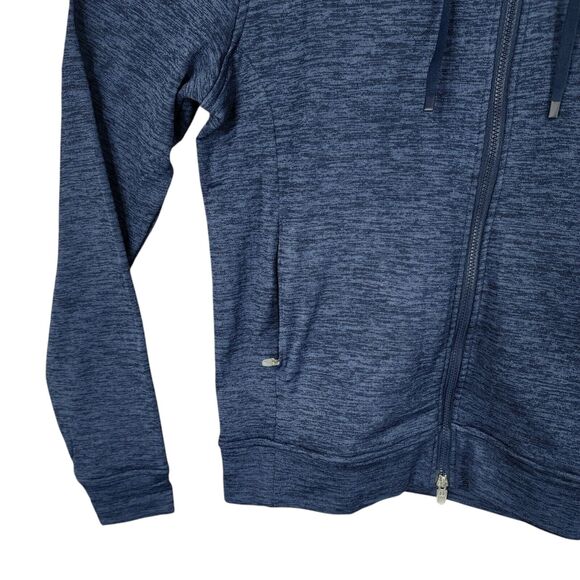 Peter Millar S Maven Full Zip Hoodie Womens Performance Sweatshirt Navy Blue NEW - Picture 9 of 14